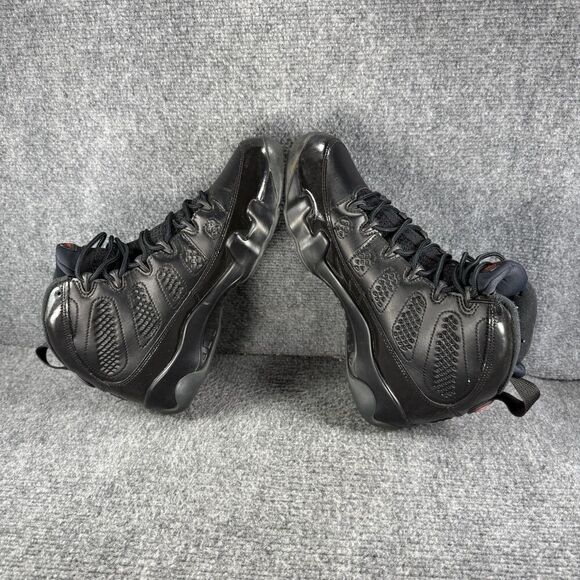 Jordan 9 Retro Bred Mens Size 8.5 Black Patent Leather Athletic Sneakers - Picture 6 of 15